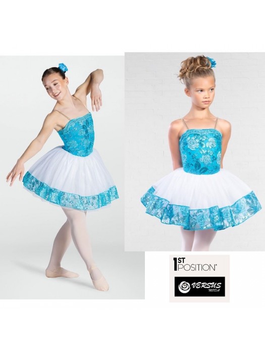 Tutù Danza 1st Position Alice Bambola Donna Bambina Performance Pizzo COTU0083